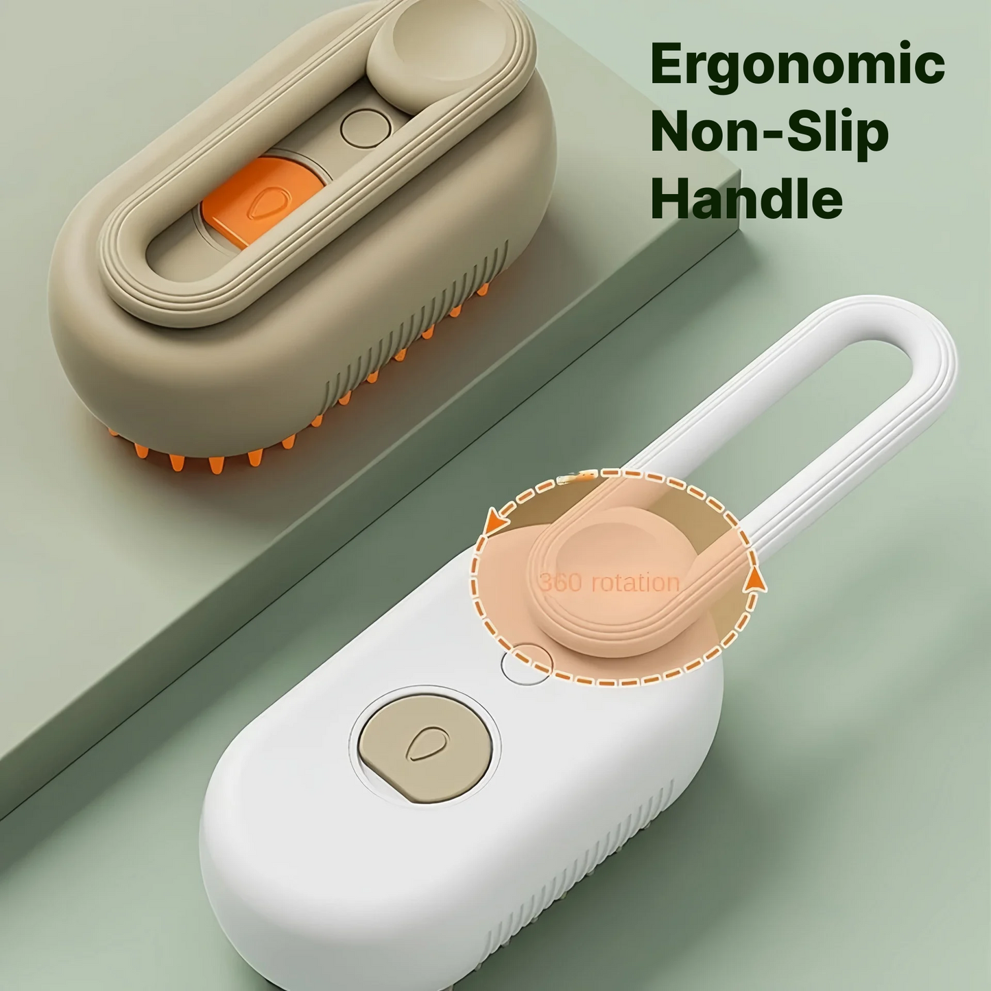 Bloomark - 3 in 1 Pet Hair Removal Comb, Massage & Steam Brush for Dogs Cat