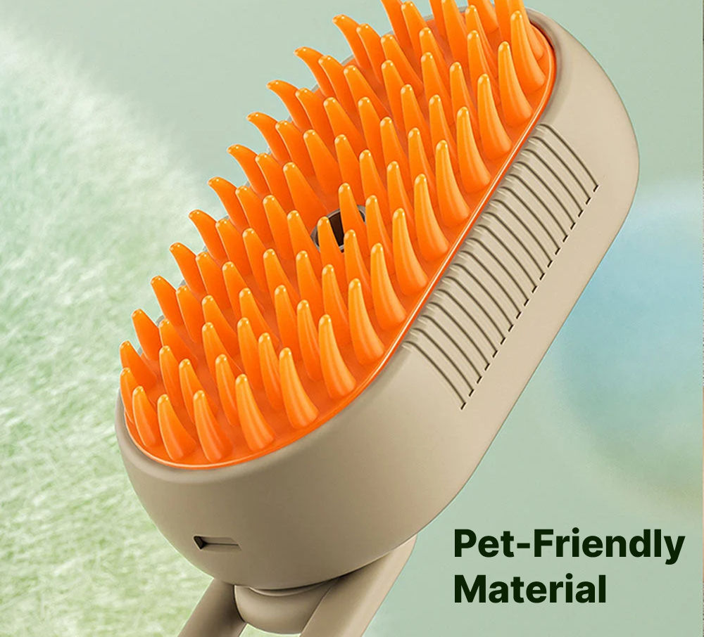 Bloomark - 3 in 1 Pet Hair Removal Comb, Massage & Steam Brush for Dogs Cat